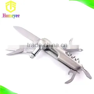 Stainless Steel 11 in 1 Multipurpose Camping Knife With Led Light thumbnail-1