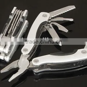 OEM Small Folding Multifunctional Pliers With LED Flashlight thumbnail-1