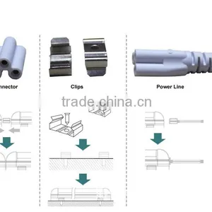 Integrated LED T8 Tube 4ft/5ft/6ft/8ft T8 20~44W V Shape Led Tube Light Integrated Led Cooler Light Cooler thumbnail-6
