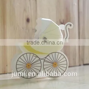 Baby Carriage Stroller Birthday Boy Girl Baby Shower Favor Candy Box thumbnail-4