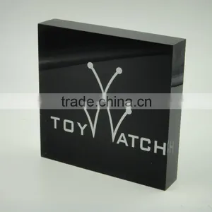 Custom Solid Acrylic Name Block Logo Block thumbnail-4
