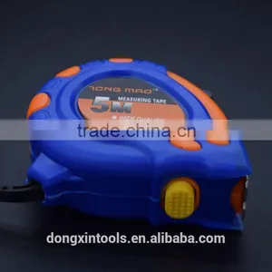 Beautiful Color Double Locks Measure Tape Auto Lock Steel Measuring Tape thumbnail-1