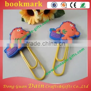 Customized Design PVC Charm Book Mark thumbnail-1