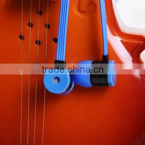 High Quality Sports Style Mobile Phone Custom Made Earphones Flat Cable Headphones thumbnail-5