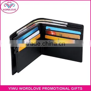 Folding Leather RFID Blocking Wallet With Card Slots For Card thumbnail-2