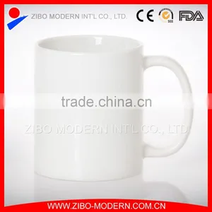 Wholesale 11oz White Inner Color Sublimation White Porcelain Coffee Mug thumbnail-1