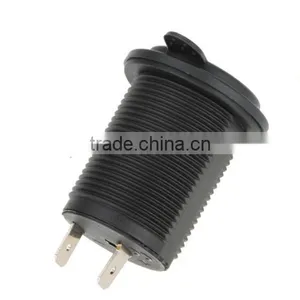 12-24V Accessory Power Socket Waterproof Motorcycle Motorbike Cigarette Lighter Socket thumbnail-1