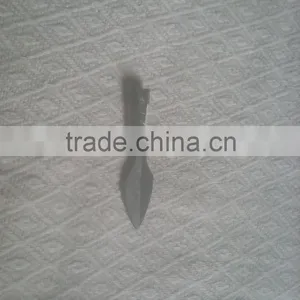 Handmade Carbon & Damascus Arrow Head thumbnail-1