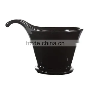 Custom Logo Black Porcelain Coffee Dipper thumbnail-2