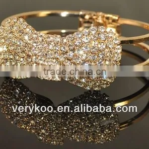 Rhinestone Bow Bracelet for Girls,wholesale Wedding AccessoriesFCM-30028 thumbnail-1