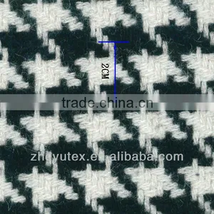Swallow Gird Wool Fabric ,large Black/white Swallow Gird thumbnail-1