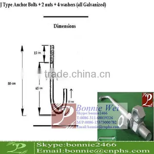 Steel J Bolt,J Type Anchor thumbnail-1