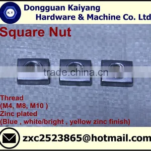 Square Nut ( Furniture Fastener); M4, M8, M10. thumbnail-1