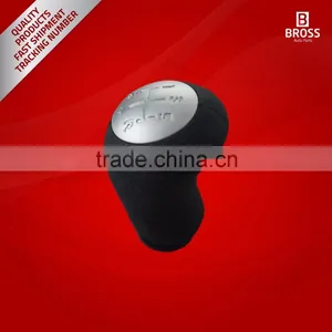 5-Speed Gear Shift Stick Knob 8200079112 Black Chrome for Renault Clio 3 Megane 2 Scenic 2 thumbnail-1
