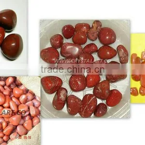 RED-JASPER AGATE TUMBLED PEBBLES STONES thumbnail-1