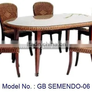 Rattan Set, Rattan Furniture, Indoor Dining Rattan Set thumbnail-1