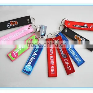 Embroidery Logo Design Customized Personalized Embroidery Keychain thumbnail-1