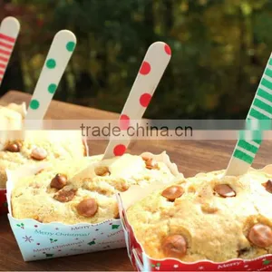 Stripes and Dots Small Rectangle Paper Loaf Pans Baking Pans - Mini Cake Pans - Loaf Baking Pans 1.2" Wide X 3.1" Long X 1.4" h thumbnail-6