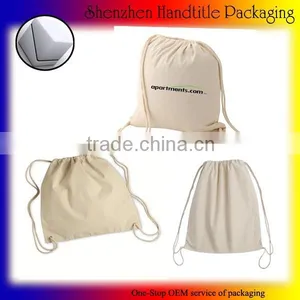 Canvas Printing Drawstring Gift Bag or Shoe Bag thumbnail-3