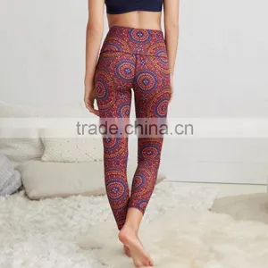 Wholesale Custom 2016 Latest Design Compression Tights Yoga Pant for Girl Running Yoga Pants for Women thumbnail-2