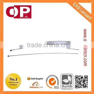 Retail/supermarket Eas Anti-theft Lanyard ,eas Accessories Stainless Steel With 8.2mhz Hard Tags for Shopping Mall thumbnail-1