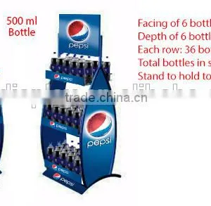 New Design Supermarket Metal Stand for 500ML Water Bottle Retail thumbnail-1
