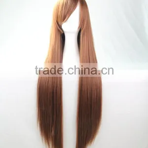 Hot 10cm Long Wig Carve Women Straight Party Wigs Cheap Synthetic Wigs Blonde Red Black Brown Blue Cosplay Wig Zaivat Vypremlyat thumbnail-4