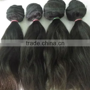 Unprocessed Top Quality 12" Inch 5A Grade Remy Brazilian Straight Hair Factory Price thumbnail-1