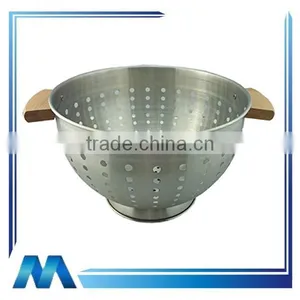 Hot Selling Stainless Steel Food Colander Rice Colander thumbnail-6