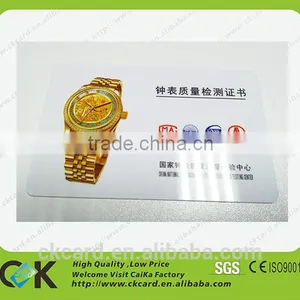 High Quality International Warranty Card/product Quality Card thumbnail-4