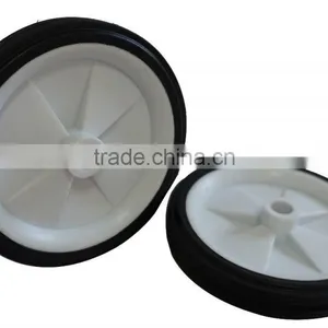 Solid Wheel/Plastic Ruled Rubber Lawnmower Lawn Push Mower Wheel 4+ Inch Diameter thumbnail-3