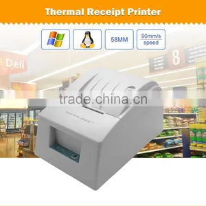 Voxlink USB Port Interface Receipt Printer 58mm Label Printer For Restaurant Supermarket,white thumbnail-2