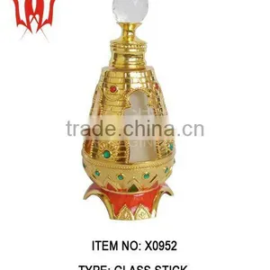 Golden Alloy Towel Type Perfume Bottle ,essential Oil Bottle thumbnail-1