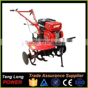 Belt Driven Gasoline Power Rotary Tiller Cultivator India Price thumbnail-1