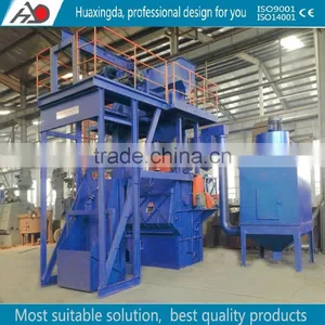 QR32 Automatic Loading System Tumble Belt Shot Blast Cleaning Machine for Derusting Small Castings thumbnail-1