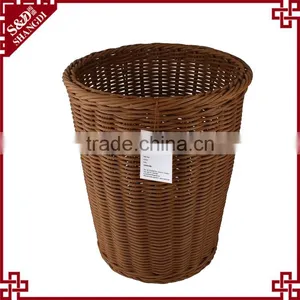 Hotel Home Daily Used Handcraft pe Rattan Laundry Clothes Toy Storage Box Plastic thumbnail-1