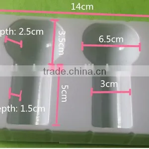 White Hardware Packaging Plastic Tray With Dividers, Plastic Inner Tray thumbnail-1