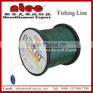 20LB 100M Dark Green Color PE Braided Fishing Line thumbnail-1