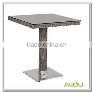 AUDU Cafe Table/Resin Wicker Indoor Cafe Table thumbnail-1