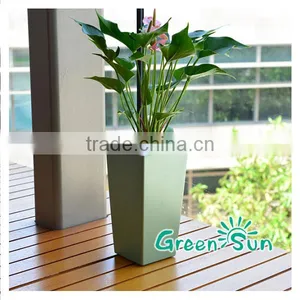 2016 Hotsale Large Plastic Garden Planters and Pots With Self Watering System thumbnail-2