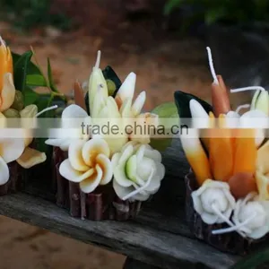 Aroma Flower Candle From Thailand. thumbnail-1