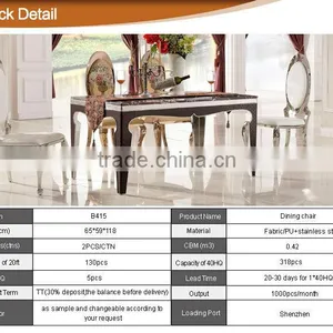 TH372 New Design Red Marble Modern Dining Tabel thumbnail-2
