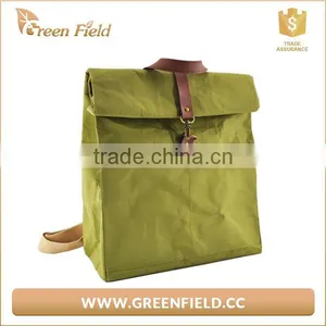 New Design Washable Kraft Paper Backpack With Adjustable Shoulder Strap thumbnail-1