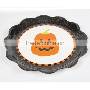Cheap and Beautiful Round Plastic Halloween Tray thumbnail-1
