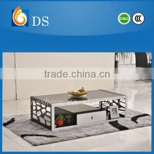 European Style Furniture Modern Coffee Table With Glass thumbnail-1