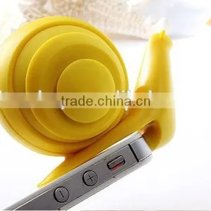 2015 New Arrival Best Present Gift Mini Speaker Snail Shape Mini Speaker Which Could Be Stand For Mobile Phones thumbnail-3