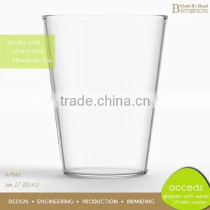 Cheap Personalised Hot Chocolate Fancy Clear Glass Mug thumbnail-6