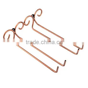 Household Under Cabinet Wire Wine Glass Rack thumbnail-4