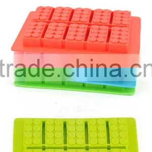 Food Grade Lego Ice Mold Silicone Ice Cube Tray Lego Cake Mold thumbnail-5