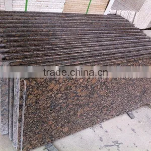 Beautiful Polished Baltic Brown Granite Kitchen Countertop thumbnail-1